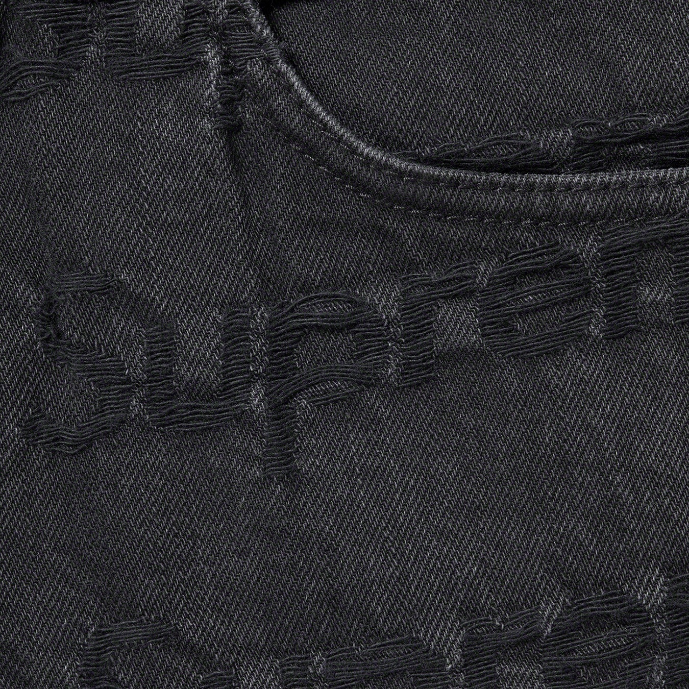 Frayed Logos Regular Jean view 2
